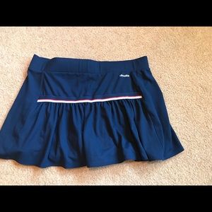 Adidas tennis skirt navy with ruffle- new w/o tags